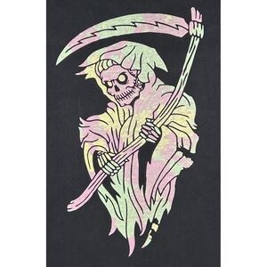 Zomboy Tie Dye Reaper Shirt‎ Long Sleeve Black Men's Large Josh Mellody Merch